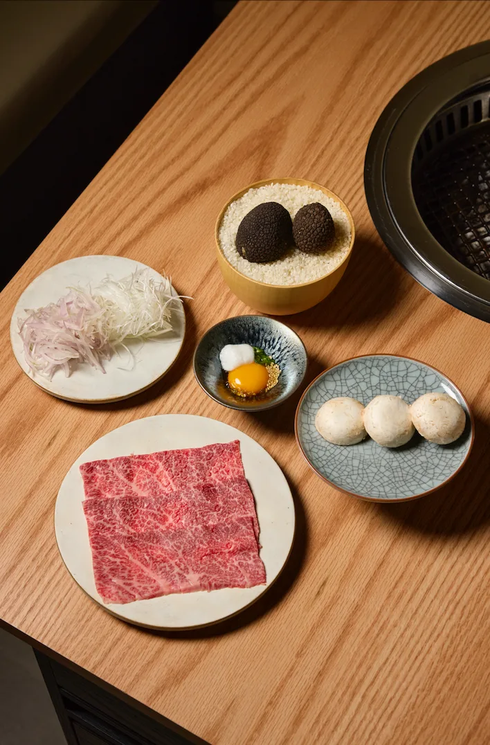설야갈비 청담 공식 갤러리의 테이블